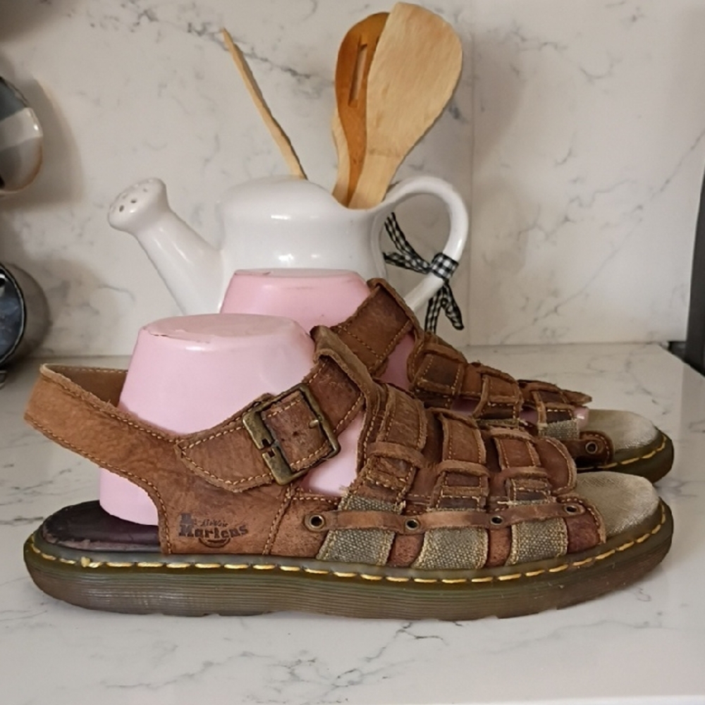 Dr. Martens  Brown Sandals For Men